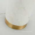 Modern Glass Ball Marble Base Table Lamp For Living Room